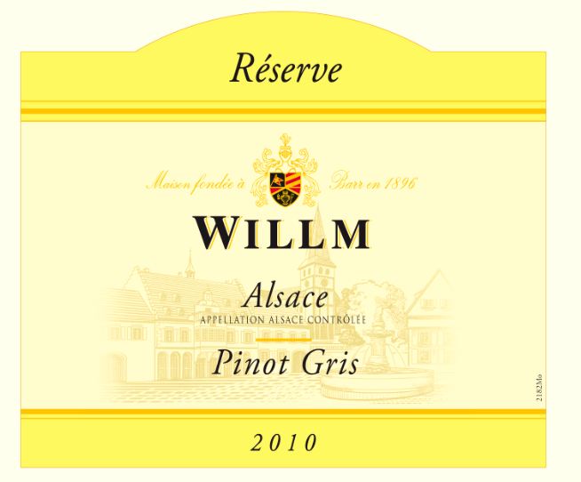 2012 Alsace Willm - Pinot Gris Reserve