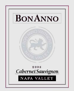 2012 Bonanno - Cabernet Sauvignon Napa Valley