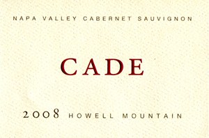 2010 Cade  - Cabernet Sauvignon Howell Mountain