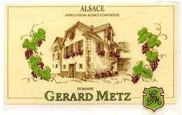 2012 Domaine Gerard Metz - Gewurztraminer Alsace