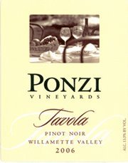2013 Ponzi - Pinot Noir Willamette Valley Tavola