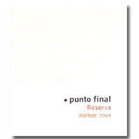 2011 Punto Final - Malbec Reserve