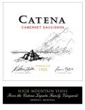 2012 Bodega Catena Zapata - Cabernet Sauvignon Mendoza