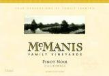 2012 McManis - Pinot Noir