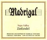 2010 Madrigal - Zinfandel Napa Valley