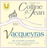2012 Colline Saint Jean - Vacqueyras Rouge